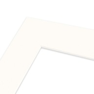 Passe partout 50x50 cm (40x40 cm) FEHÉR