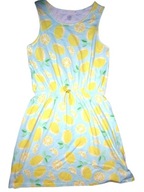 COOL CLUB letné citrónové šaty veľ.158