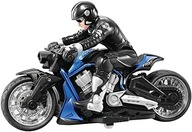2.4G bezdrôtové diaľkové ovládanie RC Stunt motocykel