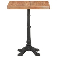 vidaXL Bistro stolík, 60x60x76 cm, masívne akáciové drevo