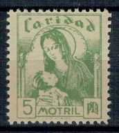 Hiszpania Motril 1937 Znaczek (*) Caridad Maryja