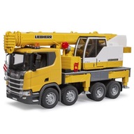 BRUDER 03571 Scania Super 560R z dźwigiem DŹWIG Liebherr