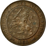 Moneta, Holandia, William III, 2-1/2 Cent, 1886, A