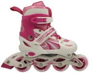 Gyermek görkorcsolya bővíthető CS310K rózsaszín méretben
