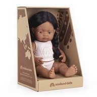 Španielska bábika Miniland Doll 38cm DOMORODÁ AMERIČANKA INDIANKA 31272