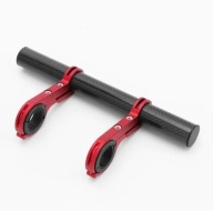 Uchwyt na rower EXTENDER Przedłużenie kierownicy RIDERACE (RR7645C-RED-D)