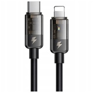 MCDODO KABEL USB-C LIGHTNING SZYBKIEGO ŁADOWANIA 36W DO IPHONE 13 14 2M LED