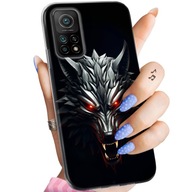 ETUI DO XIAOMI MI 10T PRO 5G WZORY WIEDŹMIN WITCHER BIAŁY WILK DZIKI GON