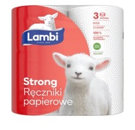 Lambi, Strong Papierové utierky, 2 rolky