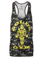 ORYGINALNY TANK TOP TRENINGOWY GOLD'S GYM MĘSKI NA SIŁOWNIE MUSCLE JOE