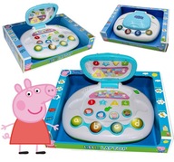 LAPTOP EDUKACYJNY dla dzieci ŚWINKA PEPPA PIG Polski Interaktywny Little