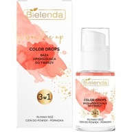 BIELENDA BOOST ME UP COLOR DROPS BAZA UPIĘKSZAJĄCA DO TWARZY PŁYNNY RÓŻ