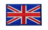 Nášivka na suchý zips, vlajka Veľká Británia GB 5x8 cm