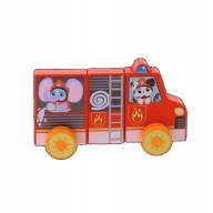 AUTÓ FÁBÓL KÉSZÜLT JÁTÉK Fiúnak 2 éves Játék