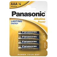 Baterie AAA R3 paluszki x4 Panasonic – alkaliczne