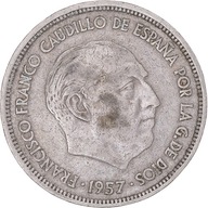 Moneta, Hiszpania, 25 Pesetas, 1959