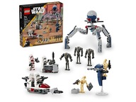LEGO Star Wars 75372 Bojová sada s vojakom armády klonov a droidom boj