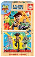 Educa Puzzle 2 x 50 Toy Story 4 drewniane