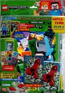 ZESTAW STARTOWY LEGO MINECRAFT seria 1 - album na karty