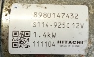 starter OPEL ASTRA J MERIVA B 1.7 CDTI 8980147432