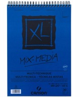 CANSON XL Blok, szkicownik MIX-MEDIA A4 30ark. 300g akryl akwarela pastele