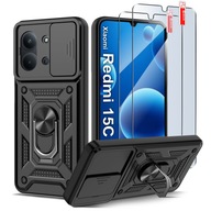 Hátlap KrainaGSM Xiaomi Redmi 15C 5G-hez, fekete színű