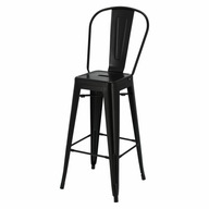 Hoker/krzesło barowe TOWER BIG BACK H76