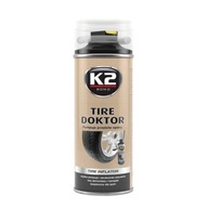 Środek do naprawy opon K2 Tire Doktor 400 ml do awaryjnych napraw opon, us