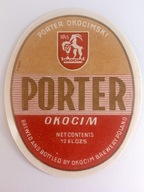 Etykieta Okocim PORTER Okocimski