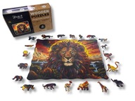 Puzzle Drewniane DARKLION XXL Prezent Upominek 200 elementów