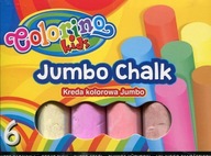 Colorino Kids Kreda Kolorowa Jumbo W Pudełku 6 Kolorów