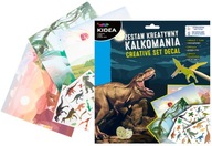 Kidea zestaw kreatywny do kalkomanii kalkomania Dinozaury