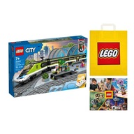 LEGO CITY č. 60337 - Expresný osobný vlak +Taška +Katalóg LEGO 2024