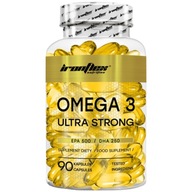 IronFlex Ultra Omega-3 90softgels MASTNÁ KYSELINA 500mg EPA 250mg DHA