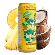 COCONAUT Woda kokosowa z sokiem ananasowym NFC 320 ml