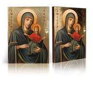 Ikona Święta Anna z Matką Bożą - A - 10,5 cm x 14 cm