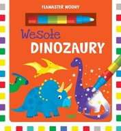 Flamaster wodny Wesołe dinozaury dla dzieci czytanie oglądanie malowanie