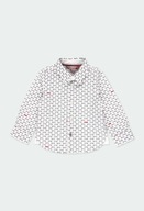 Chlapčenská košeľa BOBOLI 711021 biela/vzor - 92