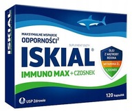 ISKIAL MAX + CZOSNEK suplement diety 120 kapsułek