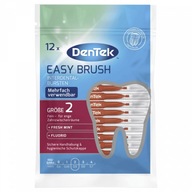 DenTek Easy Brush ISO 2, roz 0,5mm szczoteczki interdertalne 12szt