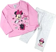 DISNEY MINNIE komplet bluzeczka legginsy 56/62