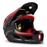 Kask full face Parachute MCR MIPS czarno-czerwony Met 54-56