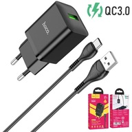 Szybka ładowarka sieciowa Quick Charge 3.0 QC3.0 18W z kablem typu C USB-C