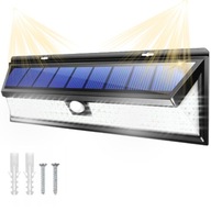 LAMPA ULICZNA SOLARNA LED Z CZUJNIKIEM RUCHU I ZMIERZCHU 300 W