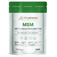 MSM W PROSZKU SIARKA ORGANICZNA PRODUKT VEGE 1 kg