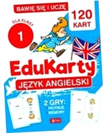 Bawię się i uczę. EduKarty. Język angielski. Dla klasy 1