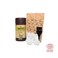 SATTVA - Henna Deep Brown, 150g - bylinná farba na vlasy Hlboká hnedá