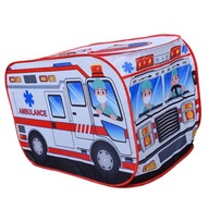 Skladací detský Stanový domček na hranie Creative Funny Pretend Play Ambulance