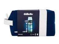 Gillette Mach3 Maszynka + wkłady 2szt + Żel Do Golenia 75ml + Kosmetyczka