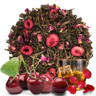 Herbata czerwona PU-ERH WIŚNIE W RUMIE 100g puerh wiśniowa wiśnia JAKOŚĆ